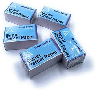 HOUF Diamond Parcel Papers No 1 White Outer & 2 White Flutes Inner Pack of 5x25pc Butter Paper Gift Wrapper