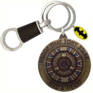 MGP FASHION Iron man proof that tony stark has a heart batman hook men women avenger keyring Key Chain