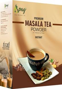 Spag HERBALS instant Premix spices masala chai elaichi ginger sonti cardamom tea Powder 1KG Spices Masala Tea Box