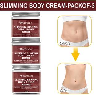 Vedlekha Fat Loss Cream a Belly Fat Cream For Hot Shaping Whitening Cream- 100gm-3-Jar-