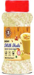 Brew Lab Butterscotch Milkshake Mix Powder with Badam Bits 100 g