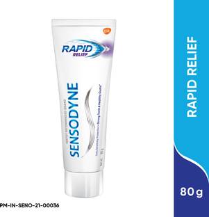 SENSODYNE Toothpaste Rapid Relief,Sensitive toothpaste to help beat sensitivity fast,80 gm Toothpaste