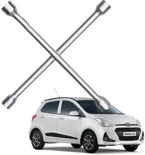 AUTO PEARL Car Wheel Nut Spanner Wrench for I10 Grand Size 17-19-21-23 Double Sided Lug Wrench