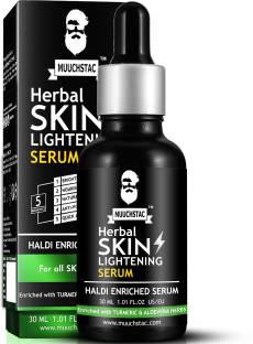 MUUCHSTAC Herbal Skin Lightening Serum for Men Enriched with Haldi & Aloevera - 30ML
