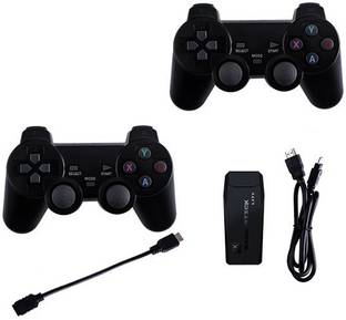 प्टकमार्ट 8/16 Bit Game Stick Lite 4K Ultra HD Dual Player Built-in 3000 Classic Games 32 GB 8/16 bit games के साथ
