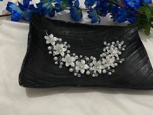 Jewelsstar pearls crystal hair chain Hair Chain