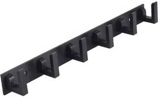 deeplax zc black foor hook hanger over the hook for door back 6 hook set of 1 pcs Hook Rail 6