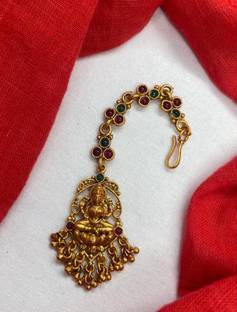 BHARGAV ART Alloy Maang Tikka