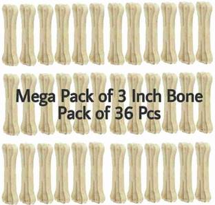Slatters Be Royal Store Dog Pet Food Press Bone Calcium & Twisted Chicken Dog Chew 3 Inch Pack of 36 Chicken Dog & Cat Chew
