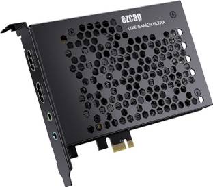 microware Live Gamer Ultra 4K 60fps HDR Pass Through 4K30 Pcle Gen2 Video Capture Card Media Streaming Device