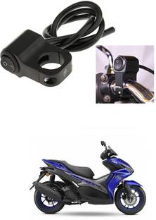 Qiisx CNC On/Off Motorcycle Handlebar Fitting Switch For Yamaha Aerox 155 Handle Bar Grip For Yamaha Universal For Bike