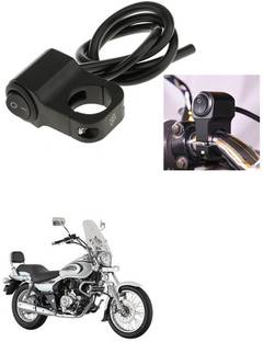 Qiisx CNC On/Off Motorcycle Handlebar Fitting Switch For Bajaj Avenger 220 Cruise Handle Bar Grip For Bajaj Universal For Bike