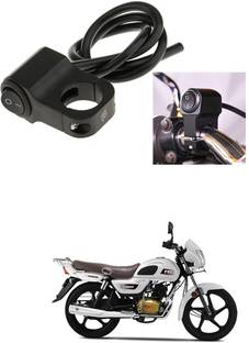 Qiisx CNC On/Off Motorcycle Handlebar Fitting Switch For TVS Radeon Handle Bar Grip For TVS Radeon