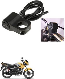 Qiisx CNC On/Off Motorcycle Handlebar Fitting Switch For Hero Passion Pro i3S Handle Bar Grip For Hero Universal For Bike