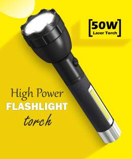 Pick Ur Needs 2 in 1 Dual Mode Rechargeable Emergency Torch Light With Lithium Battery 8 hrs Torch Emergency Light