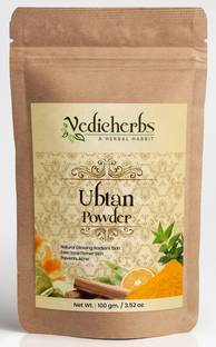 Vedicherbs Ubtan Powder for Natural Glowing Skin, Tan Removal, Skin Whitening, Reduce Scars