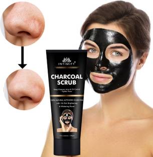 INTIMIFY Activated Charcoal Peel Off Mask For Blackhead Removal, Dead Skin, Tan Removal