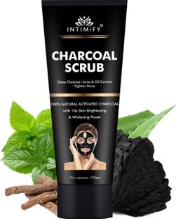 INTIMIFY Activated Charcoal Peel off Mask For Men, Deep Cleansing, Blackheads Oil Control