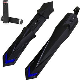 ABC AMOL BICYCLE COMPONENTS Bicycle Front & Rear Mudguard with long Patti Fitting + 1 Handle Grip Full Length Front & Rear Fender