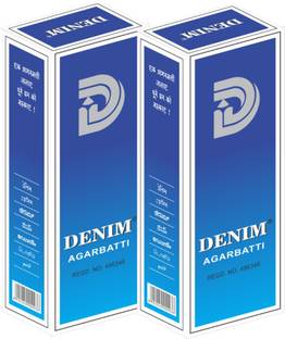 SHASHI DENIM Incense Sticks Agarbatti (240 Sticks) Signature Scent Agarbatti Woody Floral Musk Fragrance (Pack Of 12)