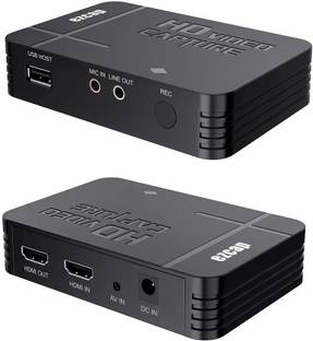 microware HDMI AV Video Capture Card for PS4 STB VHS Camcorder Camera PC Video Recording Media Streaming Device