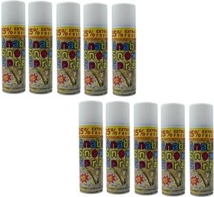 ODDEVEN Pack of 10 Magical Snow Spray For Birthday Party Decoration-Celebration Snow Spray