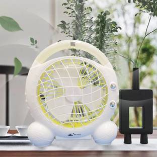 Fancy Rechargeable Table Fan You Can Also use Directly Fan Power Bank[ DC]Desk Fan USB USB Table Fans Folding Rechargeable Fan LED Light And Multifunction USB Charging USB Fan, Rechargeable Fan