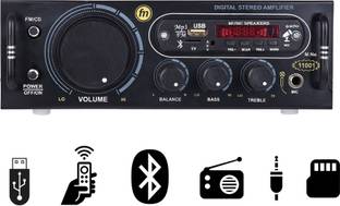 Techista 11001 FM BLUETOOTH USB AUX With Mic Slot 100 W AV Control Amplifier