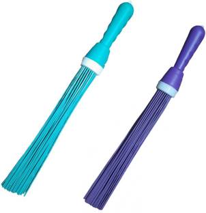 Flipkart SmartBuy Heavy-duty Kharata Wet and Dry Floor Cleaning (Random Color) Plastic Wet and Dry Broom