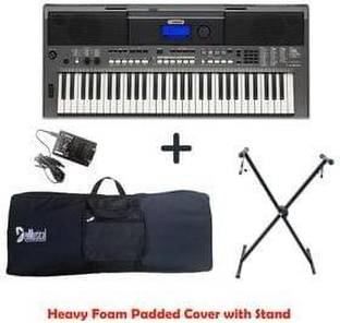 Yamaha PSR-I400 61-keys keyboard with gig bag,stand,dust cover & power adapter combo