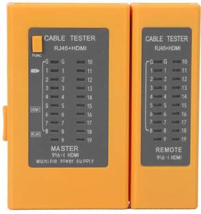 ULTRABYTES 2-in-1 Cable Tester, HDMI Digital Cable Tester, Computer Network Cable Tester Digital Multimeter