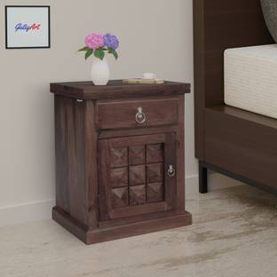 Tamannaartpalace Solid Wood Bedside Table