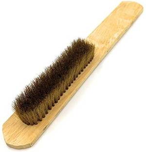 Erasio Brass Wire Bristle Brush 8 Row Medium Soft 1pcs Table/Bench Multipurpos Handle Scratch Brush