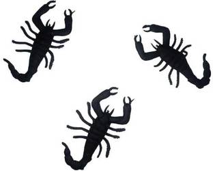 imtion 1 Pcs Black Bicchu / scorpion Fake Frank toy Rubber Matarial ) Enjoyed for boys