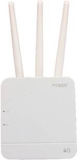 FYBER FY4G03A 4G Router 2.4 GHz 300 Mbps Wifi Speed Tri Band Internal Antenna MiFi (Sim Based)