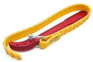 Kshivi 9" Belt Type Oil Filter Wrench Auto Tool Engine Box Spanner Oil Fuel Filter Wrench Tool Spanner Key Tool Yellow Belt Single Sided Speciality Single Sided Speciality
