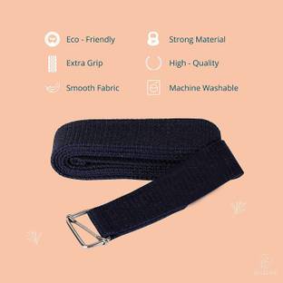 GymWar 8 Feet Yoga Belt for Women & Men|Yoga Strap for Stretching with Extra Cotton Yoga Strap