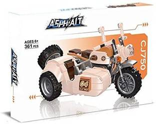 radhey preet , 3 Wheel Vehicle Construction Blocks Set, 361 Pieces, Multi Color Blocks