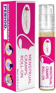 everteen Menstrual Cramps Roll-On for Period Pain Relief in Women - 1 Pack (10ml) Liquid