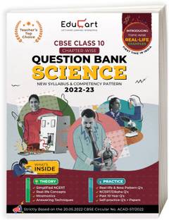 Educart CBSE Class 10 SCIENCE New Question Bank Book For 2022-23 (Includes Past Years, Latest Syllabus and Pattern 2022) Edubook