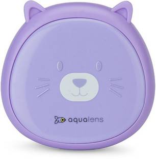 Aqualens Lens Case for Travel with Mirror, Tweezer, Applicator & Lens Box (Purple)