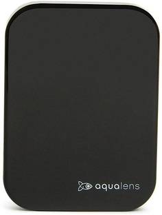 Aqualens Lens Case for Travel with Mirror, Tweezer, Applicator & Lens Box (Black)-K1712