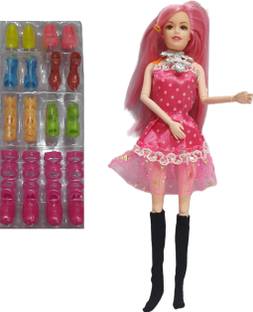 CTC CREATION Beautiful Cute Classy Fashion Doll with Movable Hands and Legs (Multicolor)