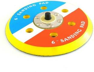 ADAWAT 6 Inch 12000rpm Dual Action Random Orbital Sanding Pad with 6 Holes and Hairy Surface for Pneumatic Sanders / Air Polishers 6 inch Disc Sander