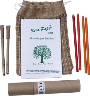 Seed Paper Recycled Handmade Unique Plantable Stationery Hamper
