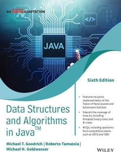 Data Structures and Algorithms in Java