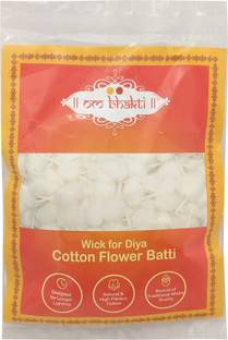 OM bhakti Flower Cotton Wick