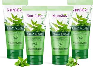 NutriGlow Neem & Tulsi  (Pack of 4) Face Wash