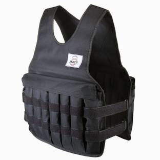 B fit 10 KG Adjustable Weighted Vest for Workout, Strength Training, Running, Black Weight Vest