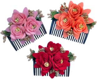 Maahal Bridal Fancy Side Comb Hair Clip/Side Pin, Hair Accessories for Women and Girls Hair Accessory Set